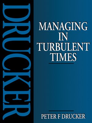 cover image of Managing in Turbulent Times